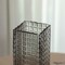 Set of 2 Square Frosted Clear Glass Table Vase - A Timeless Centerpiece for Dining Tables, Living Rooms, Bedrooms, Hotel Reception Areas and Conference Rooms, Ideal for Weddings and Special Occassions